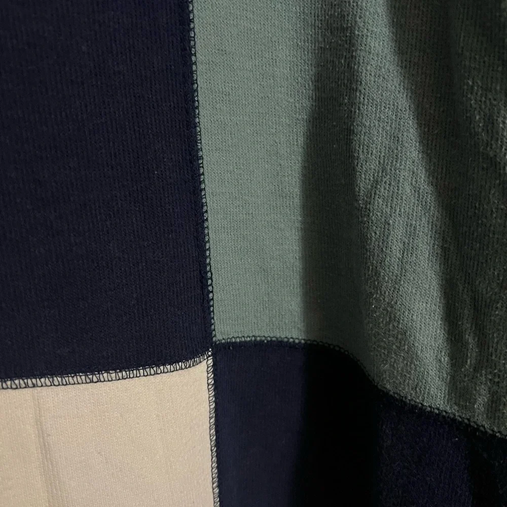 WHITEFISH BAY Classic‎ Vintage 100% Cotton Colorblock Turtleneck Women's Size L